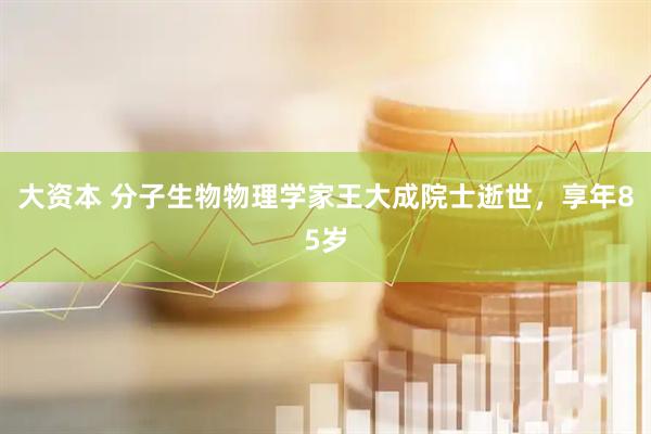 大资本 分子生物物理学家王大成院士逝世，享年85岁