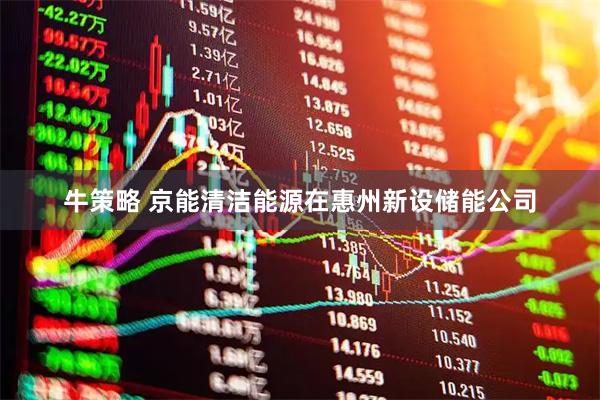 牛策略 京能清洁能源在惠州新设储能公司